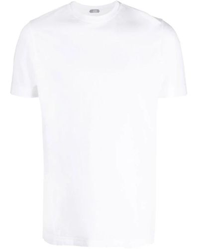 Zanone T-Shirts - Weiß