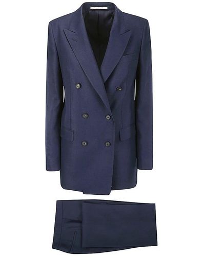 Tagliatore Double Breasted Suits - Blue