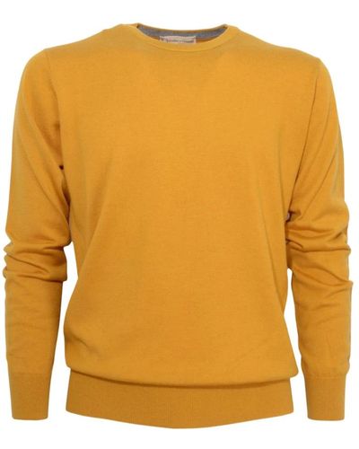 Cashmere Company Round-Neck Knitwear - Yellow