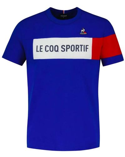 Le Coq Sportif T-Shirts - Blau