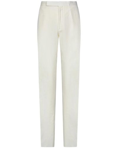 Ralph Lauren Trousers > slim-fit trousers - Blanc