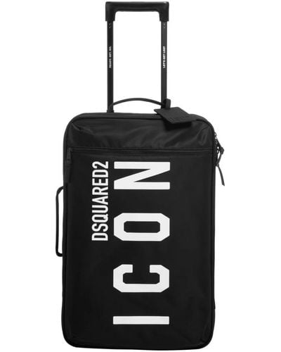 DSquared² Large Suitcases - Black