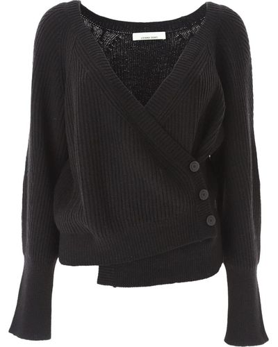 Liviana Conti V-Neck Knitwear - Black