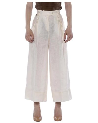 Manila Grace Trousers > wide trousers - Neutre