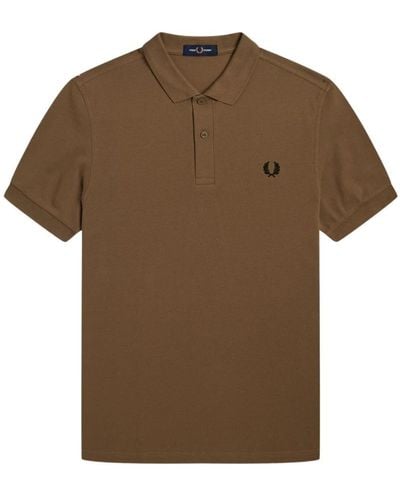 Fred Perry Polo Shirts - Brown