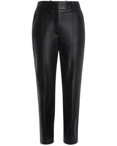 IVY & OAK Pantalones de cuero ajustados - Negro