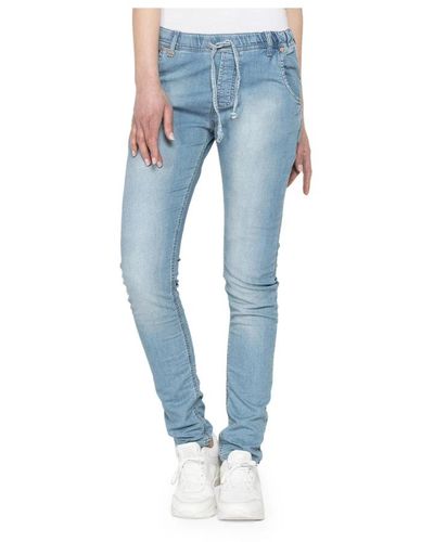 Carrera Slim fit jeans mit elastischem bund - Blau