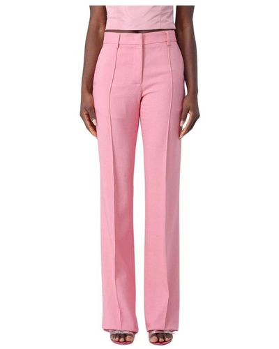 MSGM Straight Trousers - Pink
