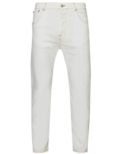 Liu Jo Weiße slim jeans für männer - Grau