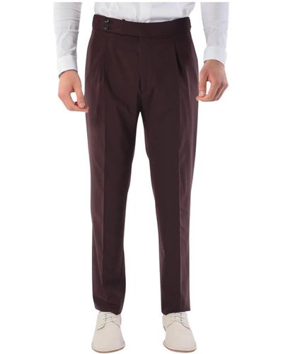 Tagliatore Suit Trousers - Red