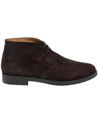 Antica Cuoieria Shoes > boots > lace-up boots - Marron