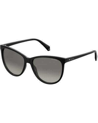 Polaroid Schwarze/graue sonnenbrille