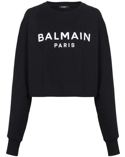 Balmain Sweatshirt Paris - Schwarz