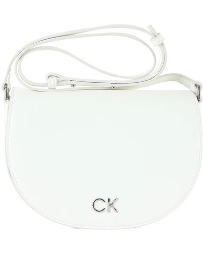 Calvin Klein Cross Body Bags - White