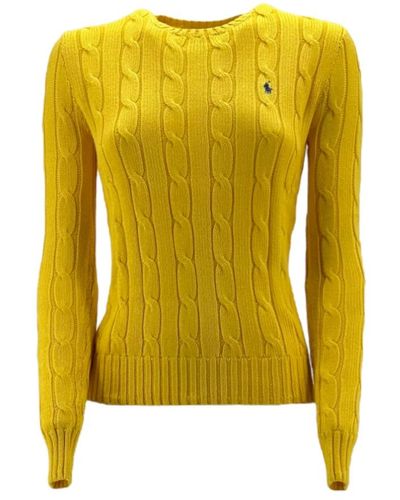 Ralph Lauren Round-Neck Knitwear - Yellow