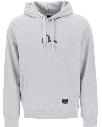 Evisu Stylische hoodies für den alltag - Grau