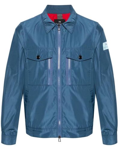 PS by Paul Smith Light Jackets - Blue