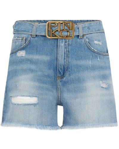 Pinko Pantaloncino jeans - Blu