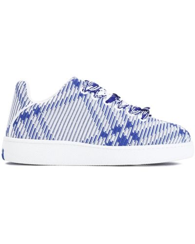 Burberry Sneakers in mesh blu ss24