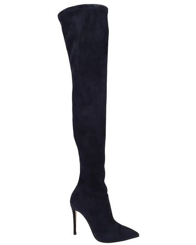 Casadei Over-Knee Boots - Black