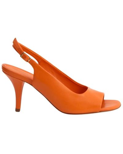 Liviana Conti Leder sandalen - Orange
