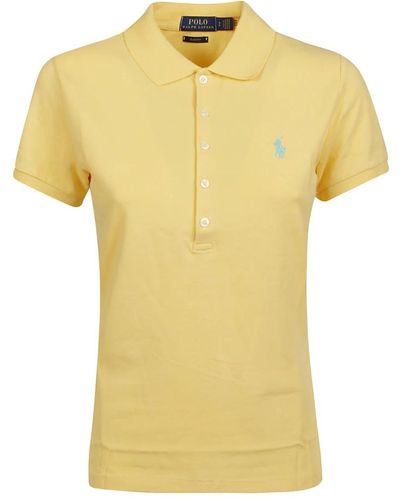 Ralph Lauren Julie Slim Polo Shirt - Gelb