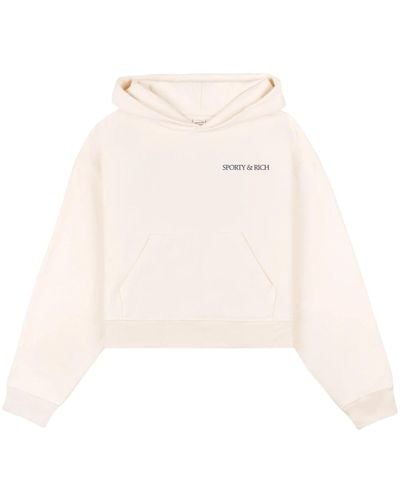 Sporty & Rich Hoodies - Natural
