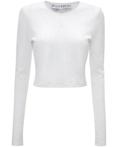 JW Anderson Long Sleeve Tops - White