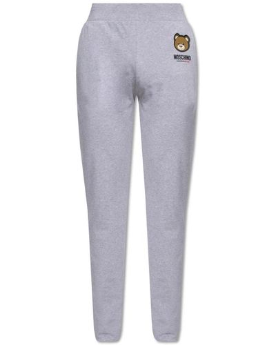 Moschino Sweatpants mit Logo - Grau