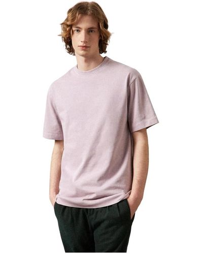 Massimo Alba T-shirt oversize in cotone organico - Viola