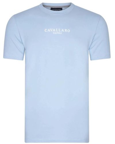 Cavallaro Napoli T-Shirts - Blue