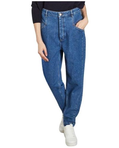 Reiko Nicola -Jeans mit hoher Taille - Blau