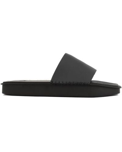 Y-3 Sandals,schwarze water slide sandalen