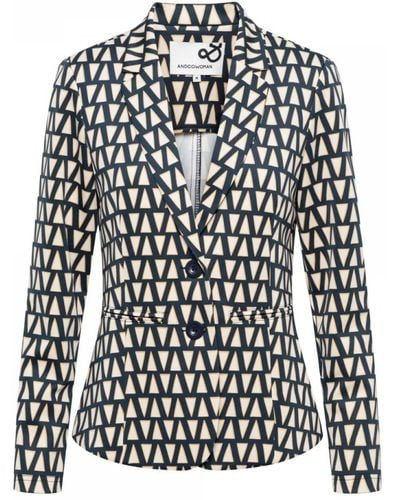 &Co Woman Polyester-blazer mit paspeltasche und 2-knopf-verschluss &co - Schwarz