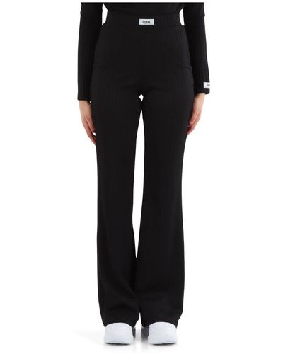 Guess Trousers > wide trousers - Noir