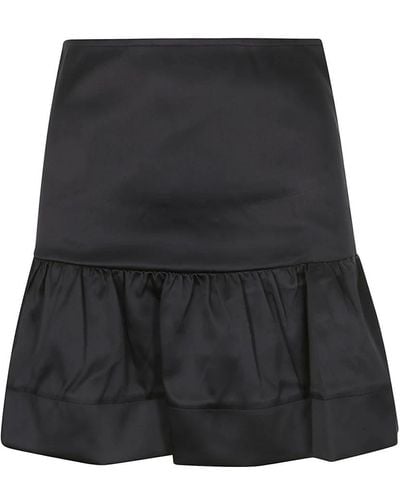 Ganni Short Skirts - Black