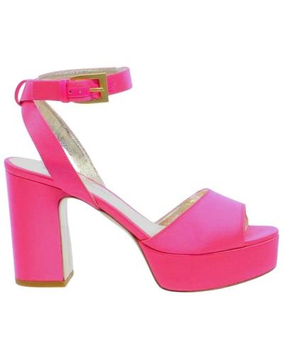 Ines De La Fressange Paris Shoes > sandals > high heel sandals - Rose