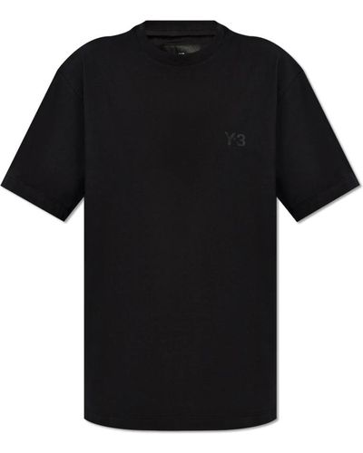 Y-3 T-shirt con logo - Nero