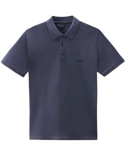 Woolrich Polo Shirts - Blue