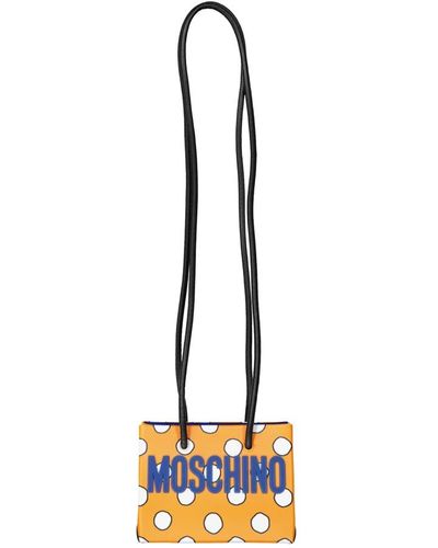 Moschino Fashionista leder mini tasche - Orange