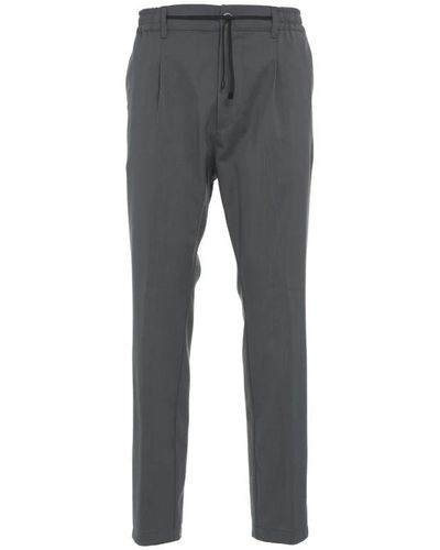 Cruna Slim-Fit Trousers - Grey