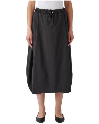 Gran Sasso Midi Skirts - Black