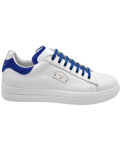 Pantofola D Oro Klassische weiße court sneakers - Blau