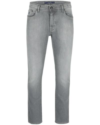 Atelier Noterman Jeans > slim-fit jeans - Gris