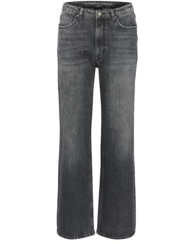 My Essential Wardrobe Jeans a gamba dritta grigi - Grigio