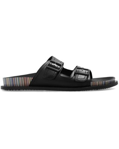 Paul Smith Shoes > flip flops & sliders > sliders - Noir