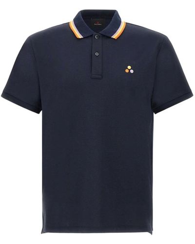 Peuterey Poloshirts mit kurzen ärmeln - Blau