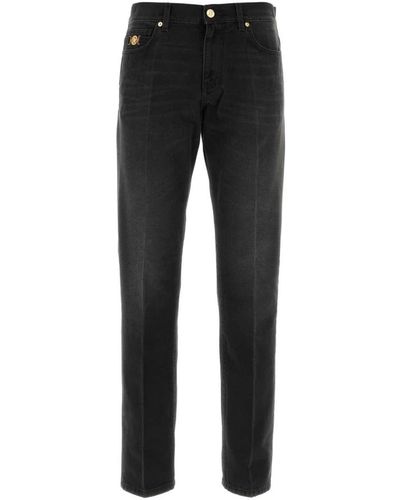 Versace Jeans > slim-fit jeans - Noir