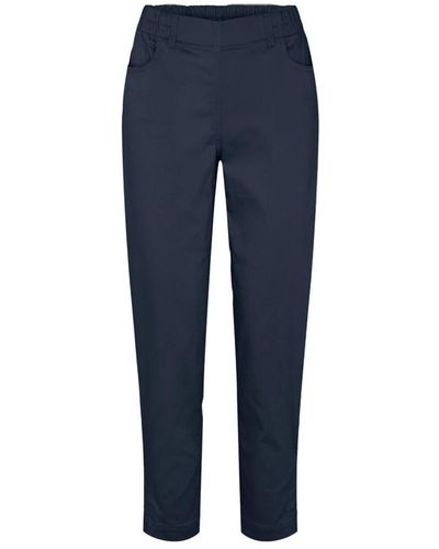 LauRie Trousers > slim-fit trousers - Bleu