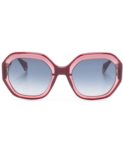 Gigi Studios Rote sonnenbrille für den täglichen gebrauch - Blau